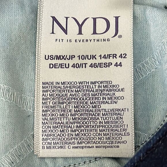NYDJ Ami Jeans Size 10 Skinny Ankle Released Hem NWOT - Picture 13 of 15